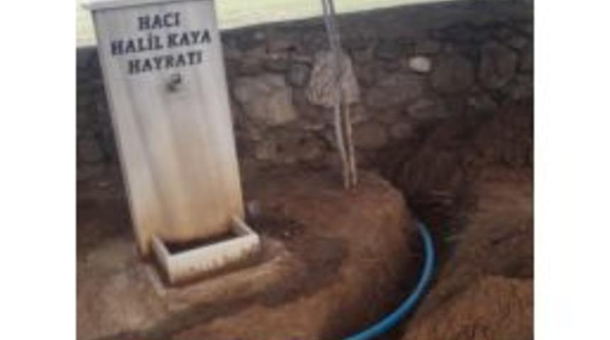 K&ouml;seali Mahalle Mezarlığı Suya Kavuştu