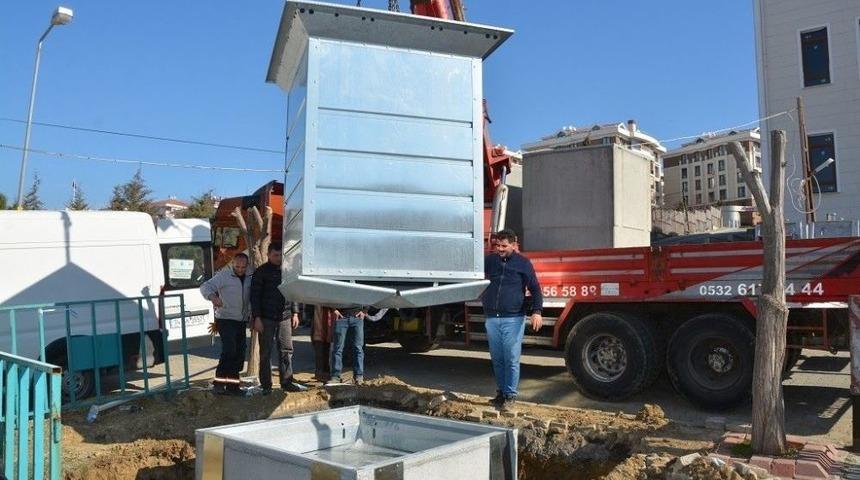 Yeraltı Konteynerleri Hizmete Girmek İ&ccedil;in G&uuml;n Sayıyor