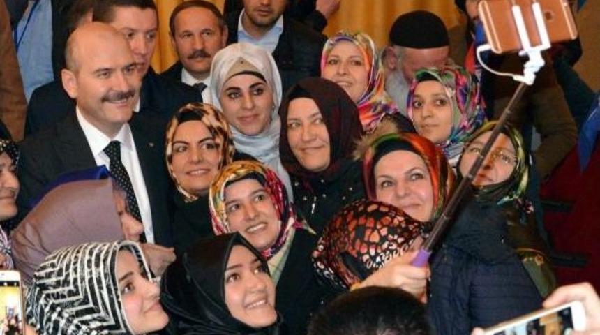 Bakan Soylu, Erzurum'da Kılı&ccedil;daroğlu'na: Adamlarını Derle Topla, Ter&ouml;r &Ouml;rg&uuml;t&uuml;n&uuml;n Propagandasını Yapmasınlar