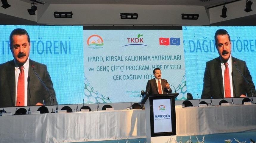 Tkdk Desteklerinden Faydalanan Erzurumlu Yatırımcılara &Ccedil;ek T&ouml;reni D&uuml;zenlendi