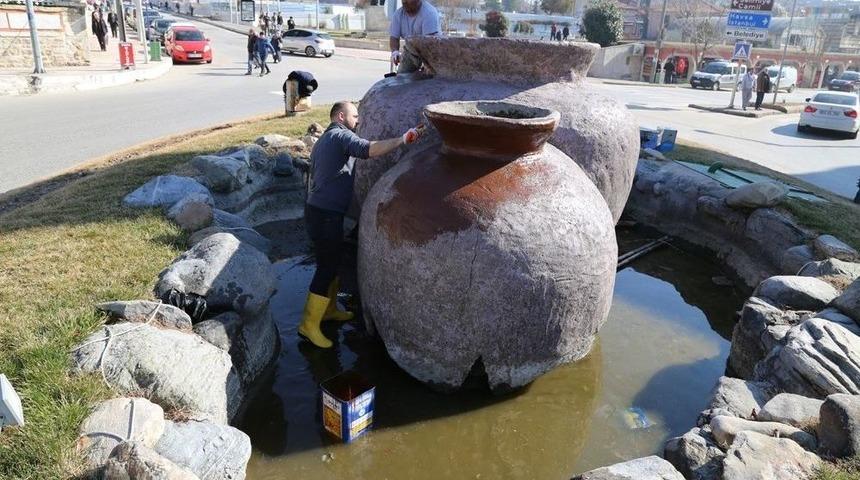 Edirne’de Süs Havuzlarına Bahar Temizliği