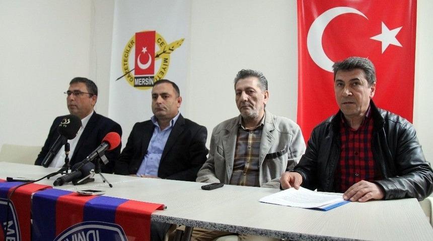 Mersin İdman Yurdu Başkan Adayları Y&ouml;netime Tepki G&ouml;sterdi