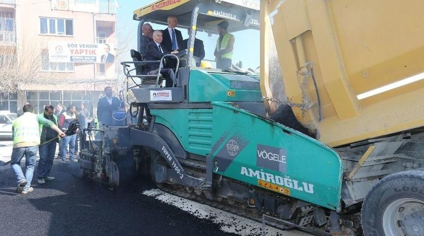 Denizli B&uuml;y&uuml;kşehir&rsquo;den İl&ccedil;elere Sıcak Afsalt