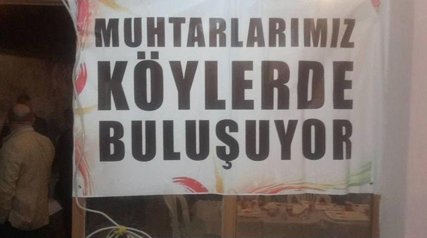 Muhtarlar Selb&uuml;k&uuml; K&ouml;y&uuml;nde Buluştu