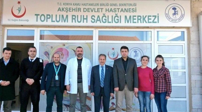 Başkan Akkaya&rsquo;dan Toplum Ruh Sağlığı Merkezi&rsquo;ne Ziyaret
