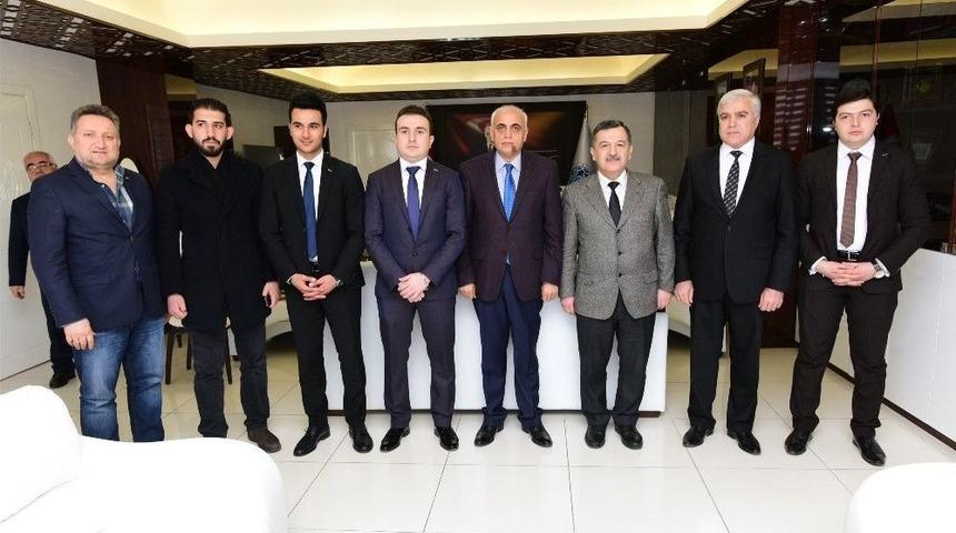 Azerbaycan Milletvekili Mirzezade, Battalgazi Belediyesini Ziyaret Etti