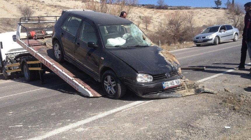 Hafif Ticari Ara&ccedil; Şarampole Yuvarlandı: 1 Yaralı