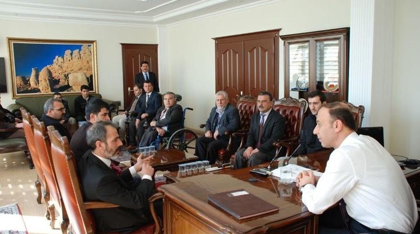Engelli Derneklerinden Vali Erin&rsquo;e Ziyaret