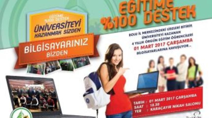 Bolu Belediyesi 1 Mart&rsquo;ta Laptop Dağıtacak