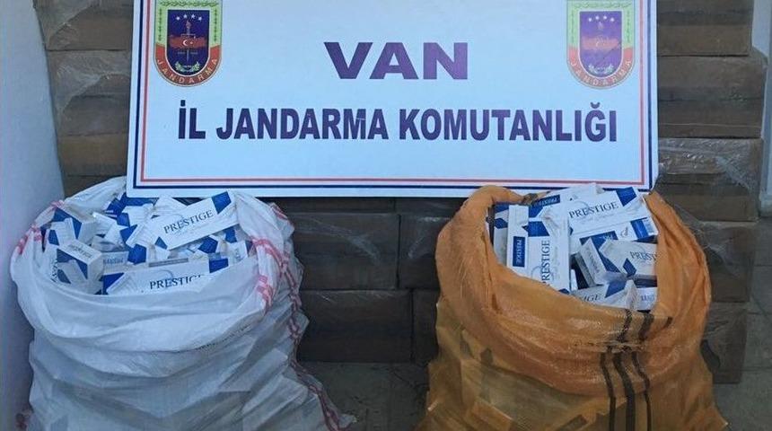 Van&rsquo;da 156 Bin Paket Ka&ccedil;ak Sigara Ele Ge&ccedil;irildi.