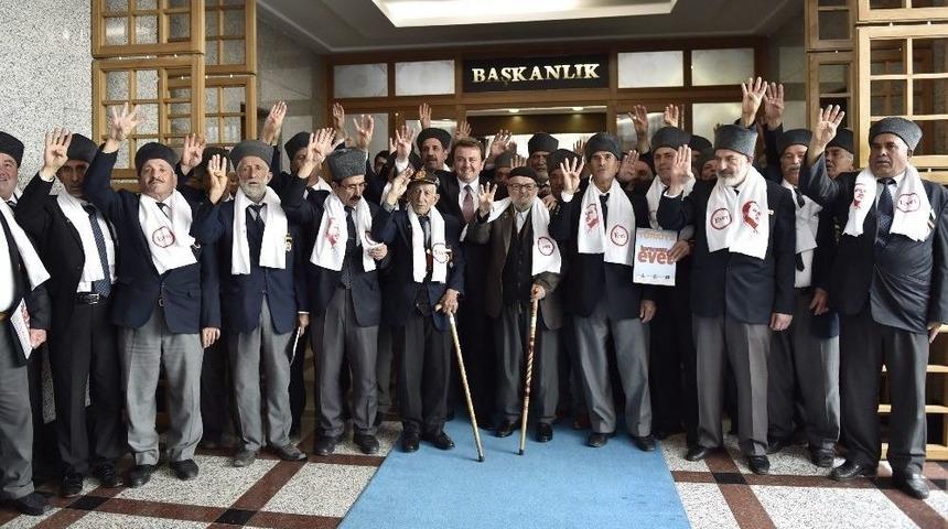 Kahramanmaraşlı Gaziler Referandumda "evet" Diyecek