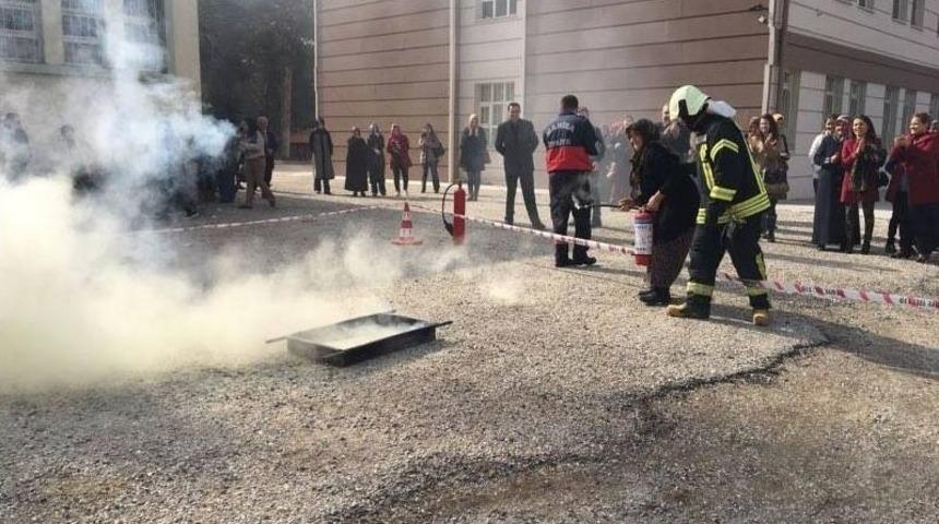 Halk Eğitim Merkezinde Tatbikat