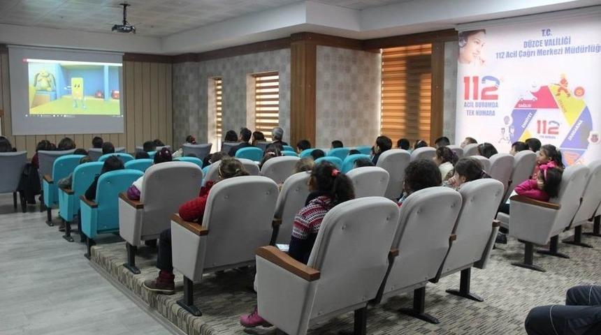 &Ouml;ğrenciler 112 A&ccedil;m&rsquo;yi Gezdi