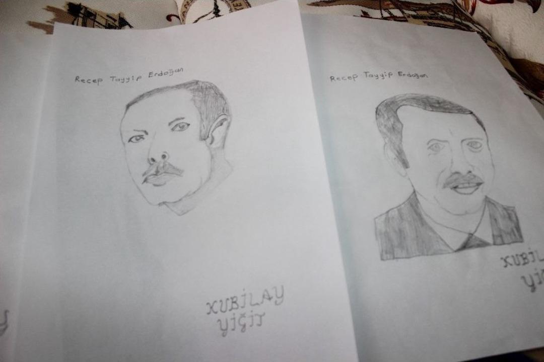 Resmini &Ccedil;izdiği Cumhurbaşkanı Erdoğan İle Tanışmak İstiyor