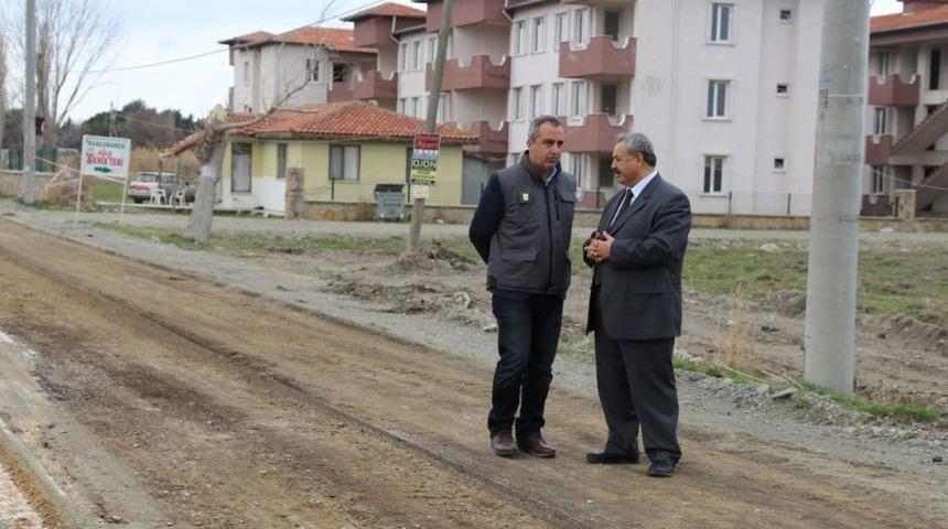 &Ouml;ren-ak&ccedil;ay Yolunda Yapım &Ccedil;alışması Başladı