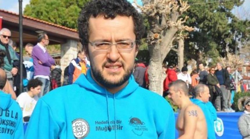 Dat&ccedil;a A&ccedil;ık Deniz Kış Y&uuml;zme Maratonu Yapıldı