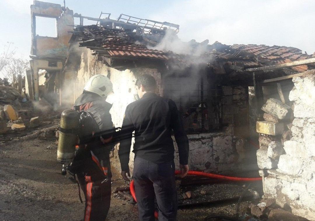 Zihinsel Engelli Kadın Yangında Hayatını Kaybetti