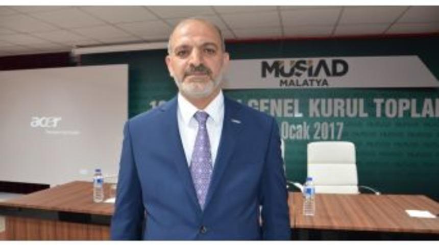M&uuml;siad Malatya Şubesinde Başkan Yeniden H&uuml;seyin Kalan Oldu