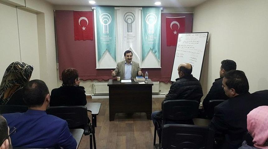 Tded Erzurum Şubesi&rsquo;nde Kitap M&uuml;talaaları Başladı