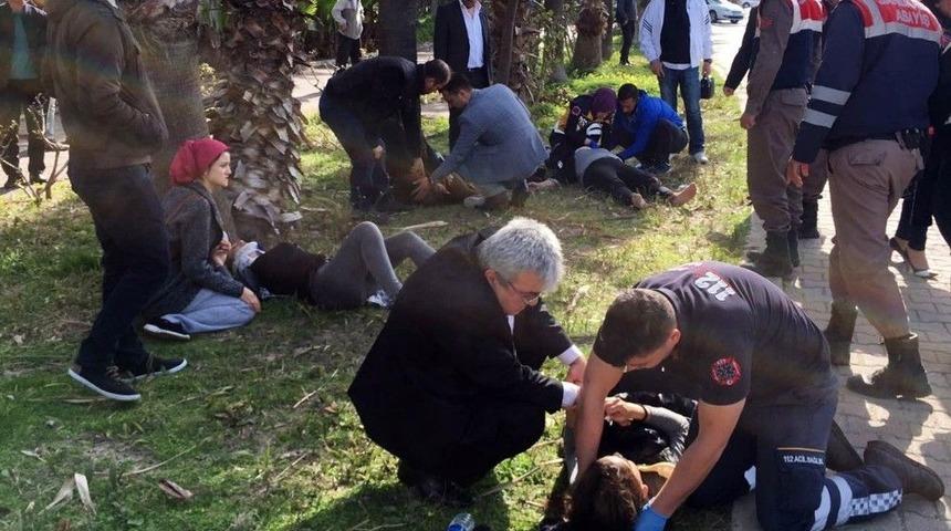 Mhp Konvoyunda Kaza: 4 Yaralı