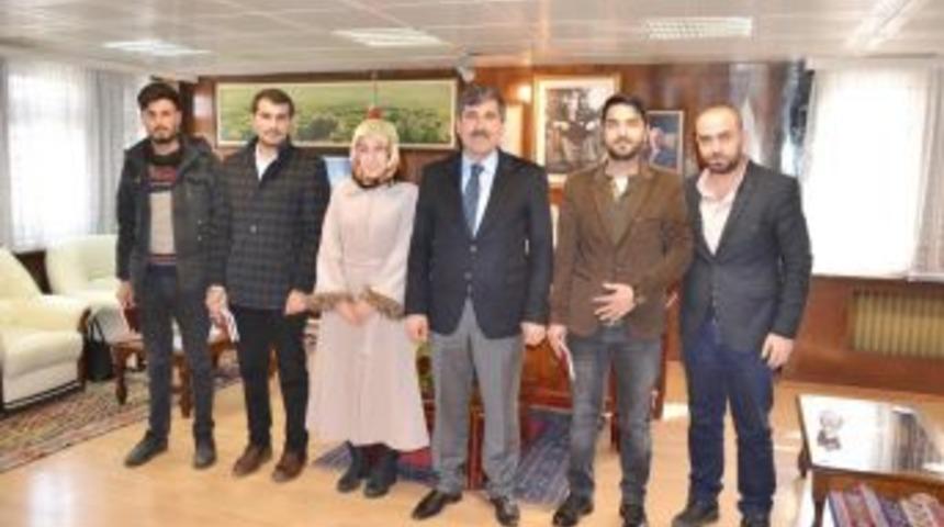 Mş&uuml; &Ouml;ğrencilerinden Başkan Asya&rsquo;ya Ziyaret