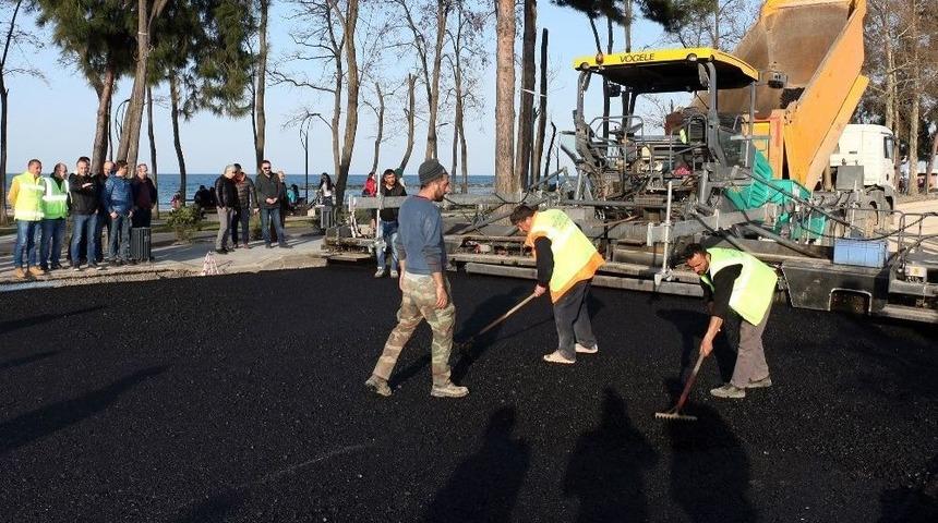 Ordu&rsquo;da Asfalt &Ccedil;alışması Hız Kesmiyor