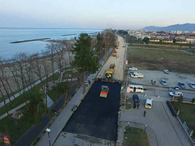 Ordu’da Asfalt Çalışması Hız Kesmiyor