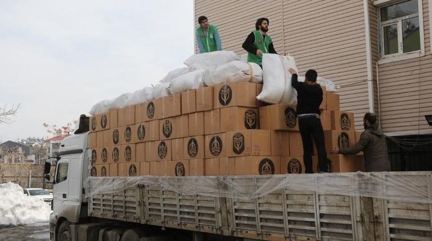Bing&ouml;l&rsquo;den Halep&rsquo;e Yardım