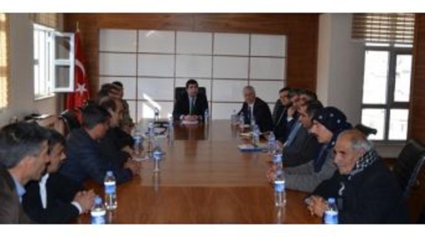 Kaymakam Ol&ccedil;aş, İl&ccedil;enin Sorunları Masaya Yatırdı