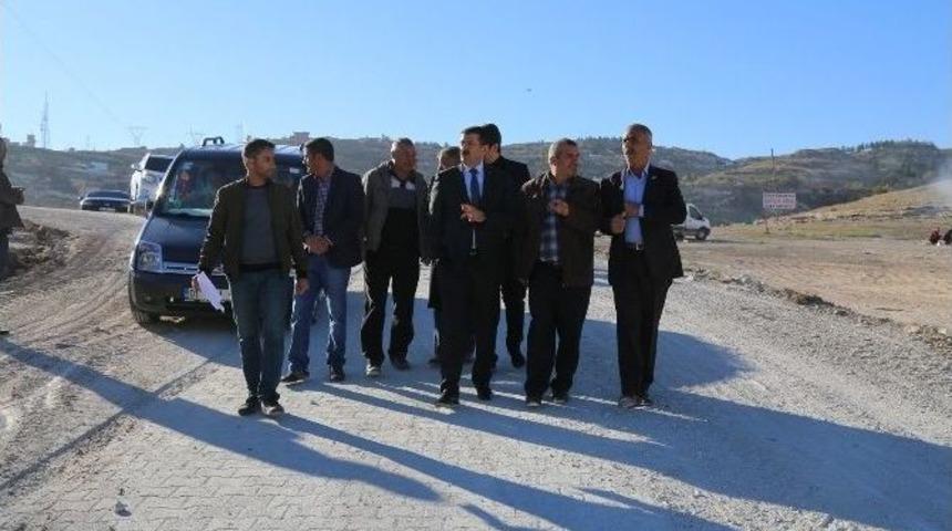 Başkan Ekinci Yol &Ccedil;alışmalarını Yerinde İnceledi