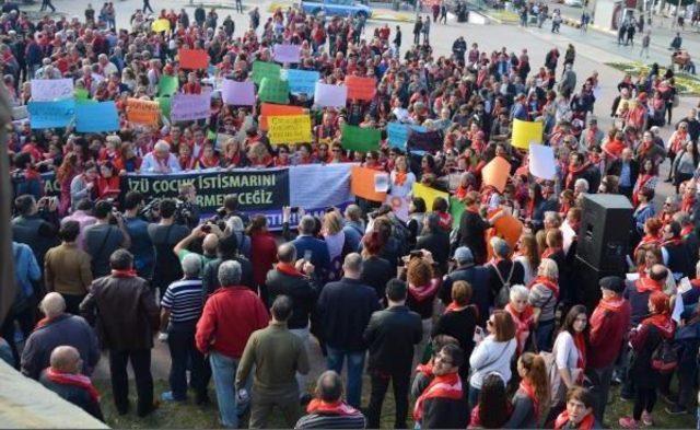 Antalya'da Gergin Protesto