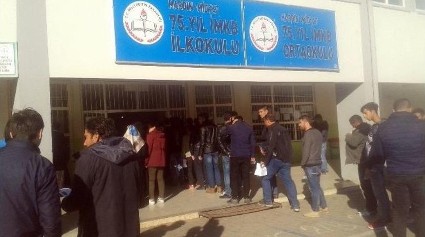 Midyat&rsquo;ta Ygs&rsquo;den Sonra İlk Defa Kpss De Yapıldı