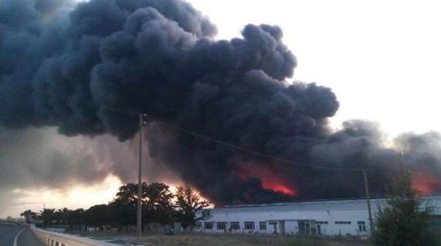 Mandalina Şenliği'nde Mandalina Fabrikası Yandı