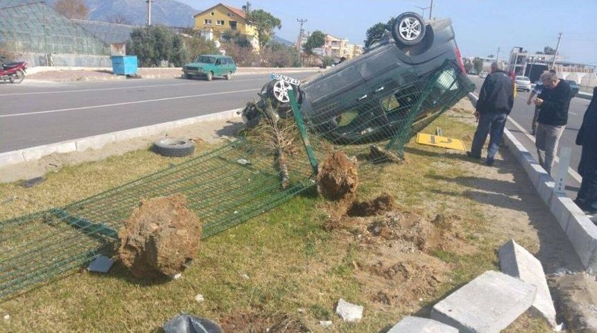 Demre&rsquo;de Kaza: 1 Yaralı