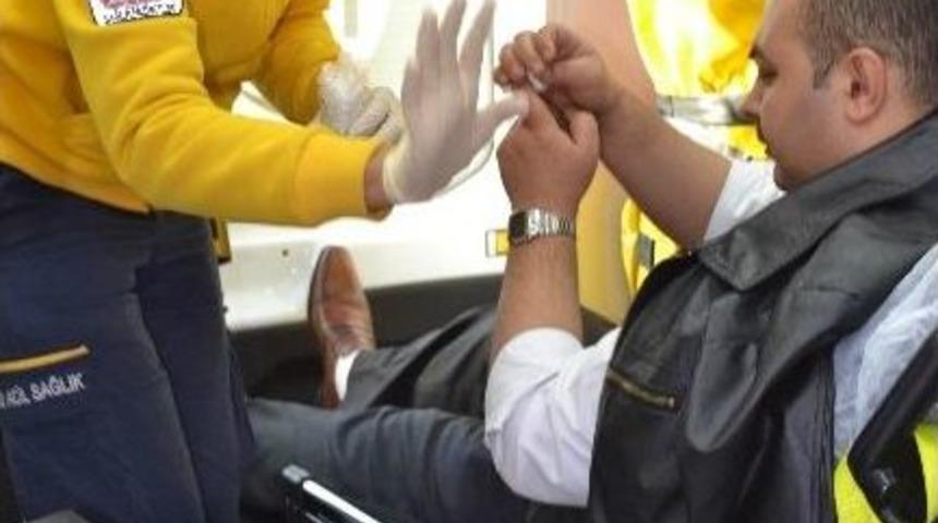 Kapıda Sıkışan Parmağı Koptu