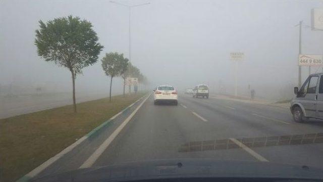 Bursa’da Sisli Hava Trafiği Olumsuz Etkiliyor