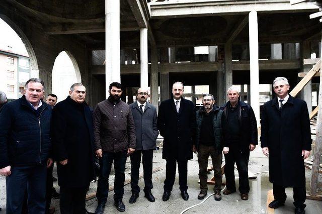 Başkan Akgül, Başak Merkez Camii İnşaatını İnceledi