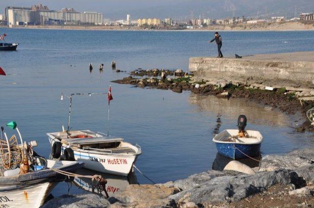 Hatay’ın Payas İlçesinde Deniz Suyu 5 Metre Çekildi