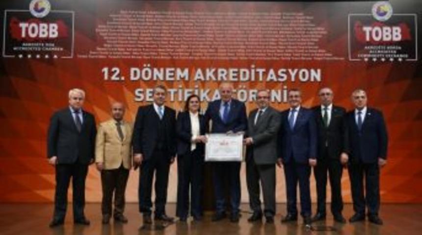 Dtso&rsquo;nun Akreditasyon Belgesi Yenilendi