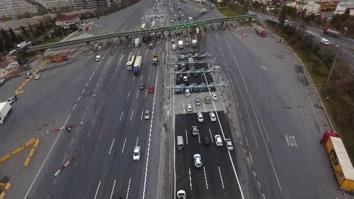 Mahmutbey&rsquo;de Serbest Ge&ccedil;iş, Havadan G&ouml;r&uuml;nt&uuml;lendi
