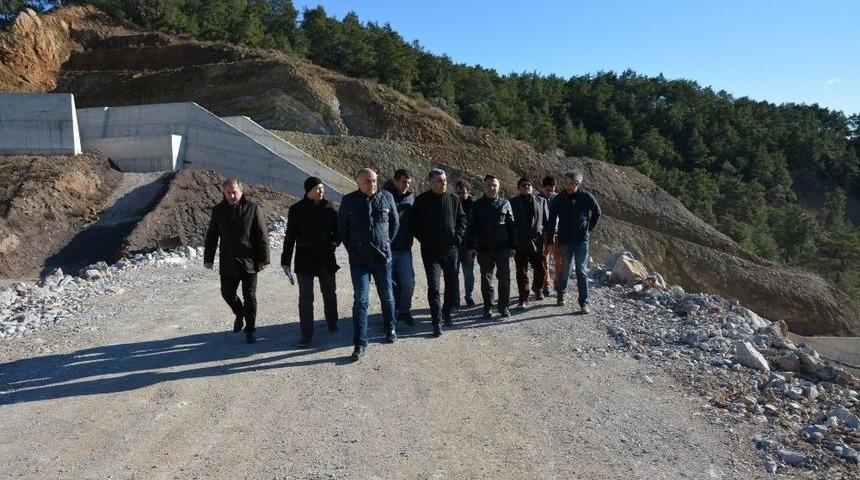 Coşkun, Aksu Kara&ouml;z &Ccedil;epeli Barajı İncelendi