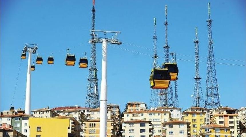 Bakım Çalışması Tamamlanan Teleferik Hattı Hizmette