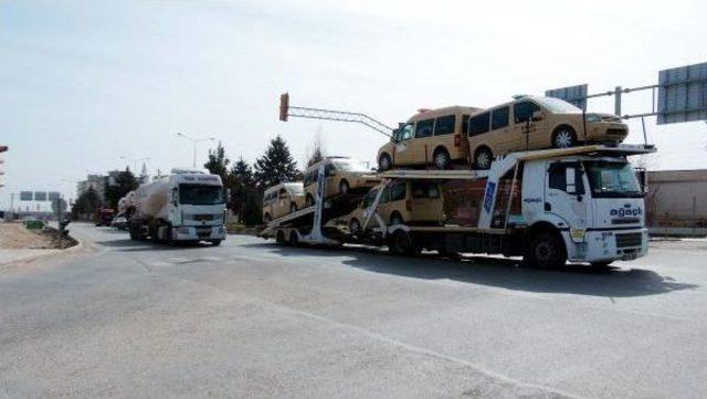 Suriyeli Polislerin Araçları Da Gönderildi