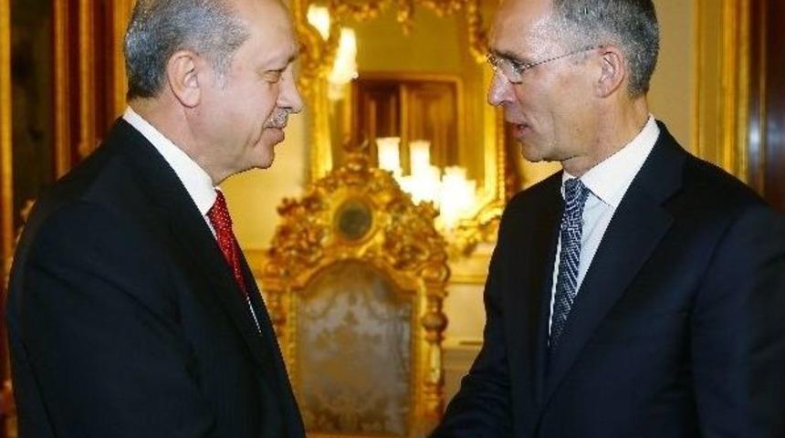 Cumhurbaşkanı Erdoğan, Nato Genel Sekreteri Stoltenberg&rsquo;i Kabul Etti