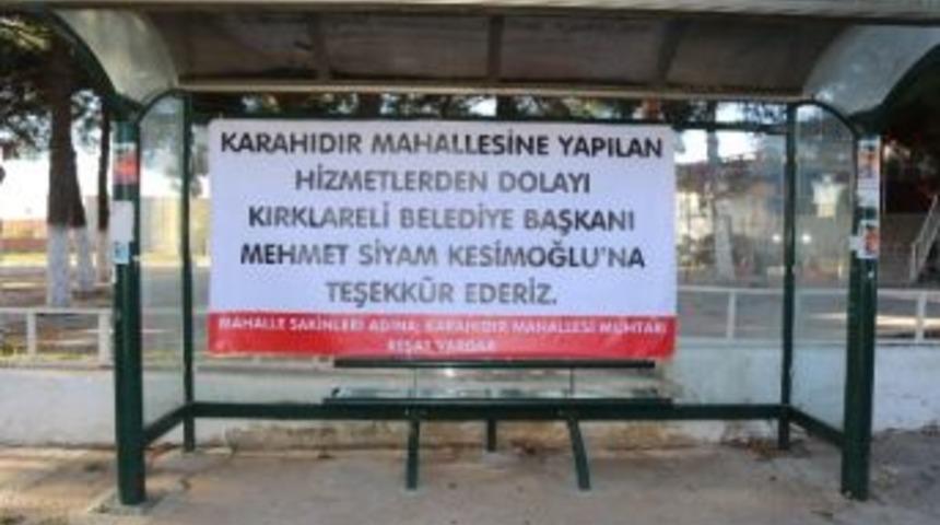 Karahıdır Mahalle Sakinlerinden Kesimoğlu&rsquo;na Teşekk&uuml;r