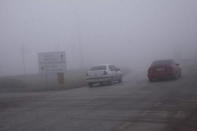 Kocaeli Güne Yoğun Sis İle Uyandı