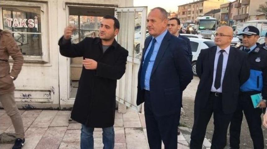 Belediye Başkanı Mehmet Keleş Esnafı Gezdi