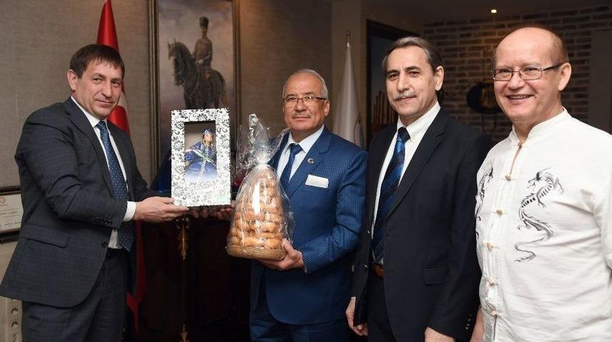 Aznakay Heyetinden Başkan Kocamaz&rsquo;a Ziyaret