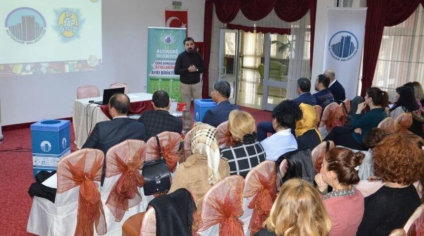 Altındağ Belediyesinden Temizlik Semineri
