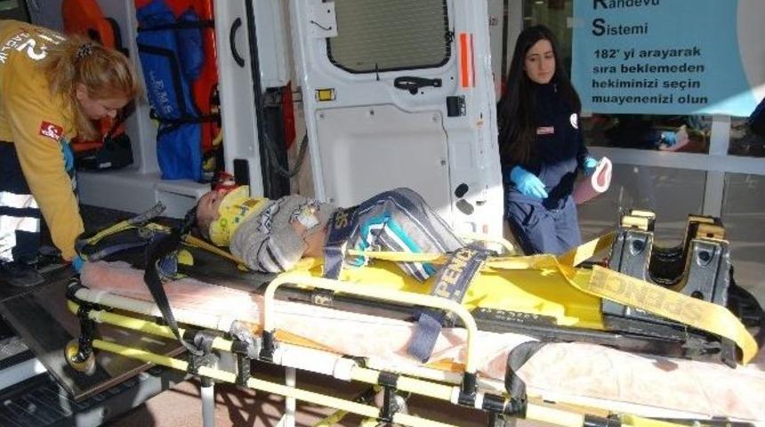 &Uuml;&ccedil;&uuml;nc&uuml; Kattan D&uuml;şen &Ccedil;ocuk Ağır Yaralandı